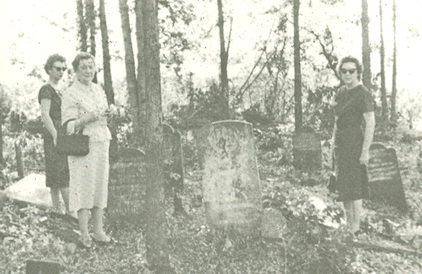 Original site of Baker Cemetery