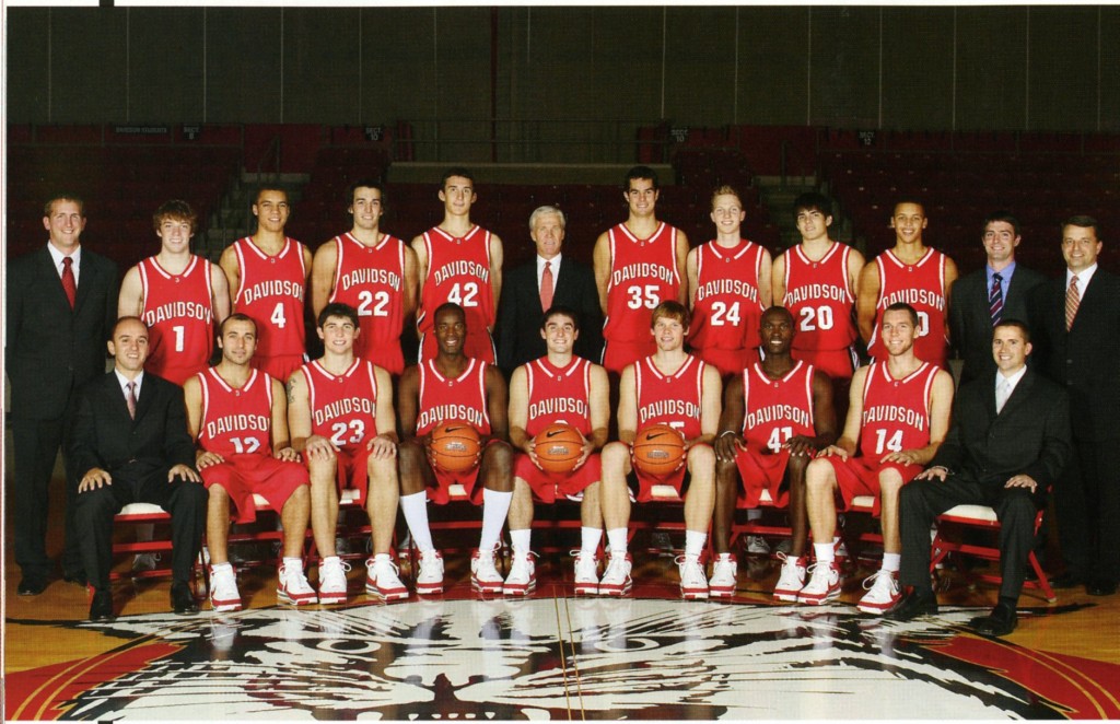 Davidson Men's Basketball Team in 2008