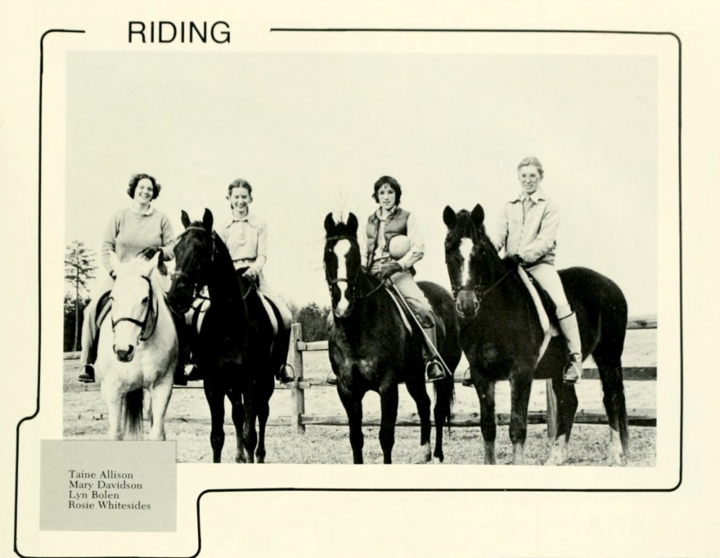 Davidson's Riding Club, from Quips & Cranks 1980.